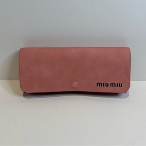Miu Miu Eyeglasses Pink Case BRAND NEW